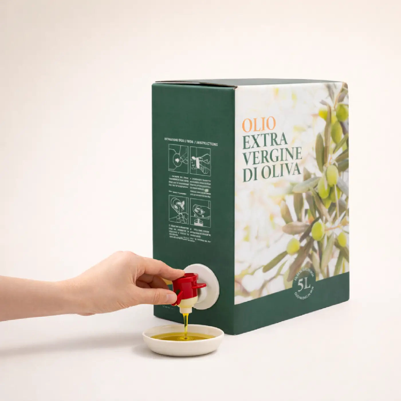 Extra Natives Olivenöl (Extra Virgin) – Leone di Sicilia – 1 Liter Flasche