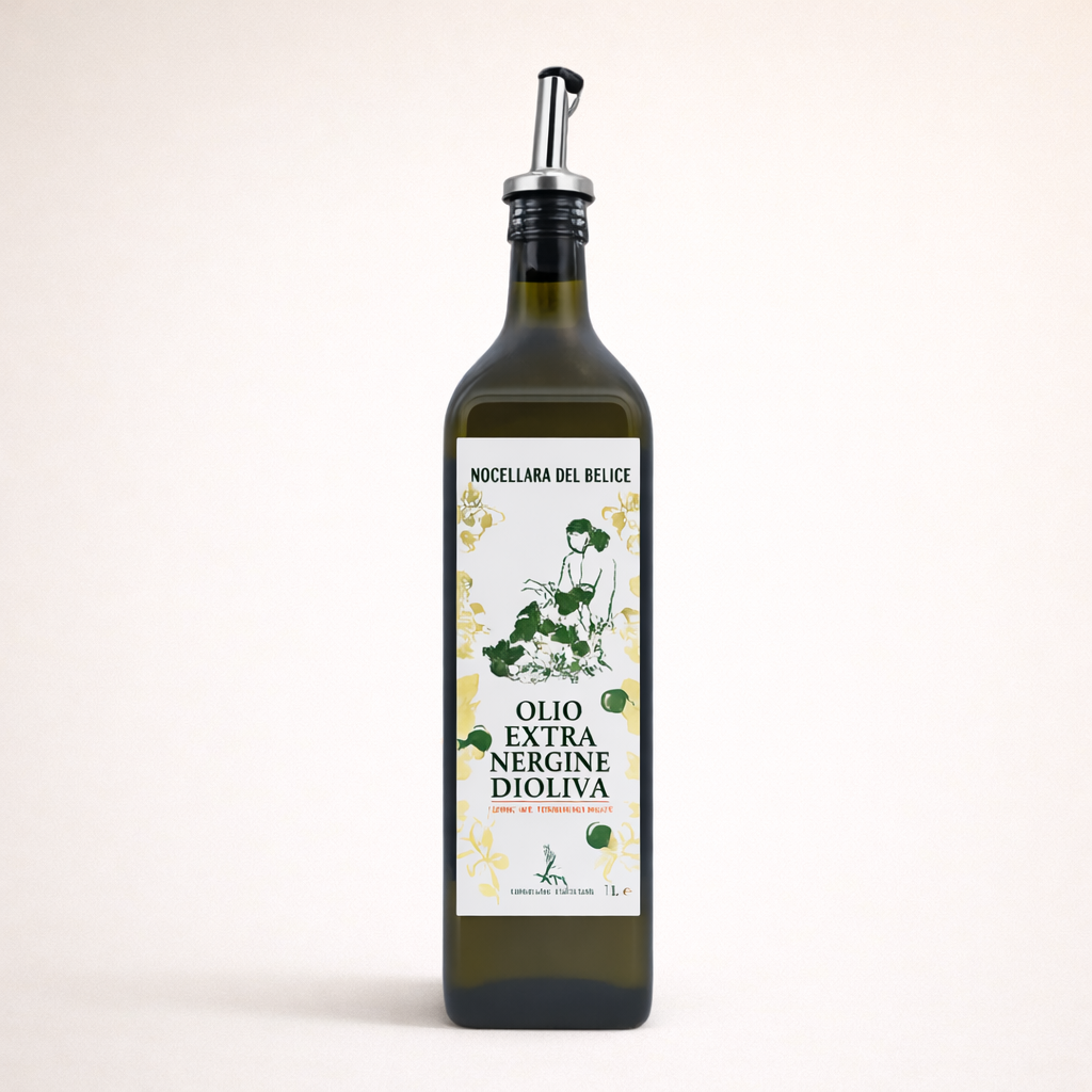 Extra Natives Olivenöl (Extra Virgin) – Leone di Sicilia – 1 Liter Flasche